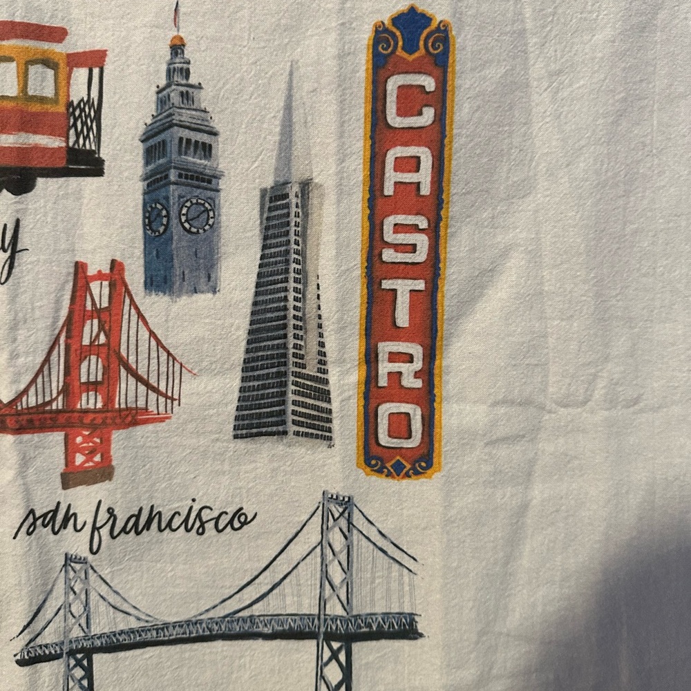 doodles.ink San Francisco Collage Tea Towel - Picture 7 of 11